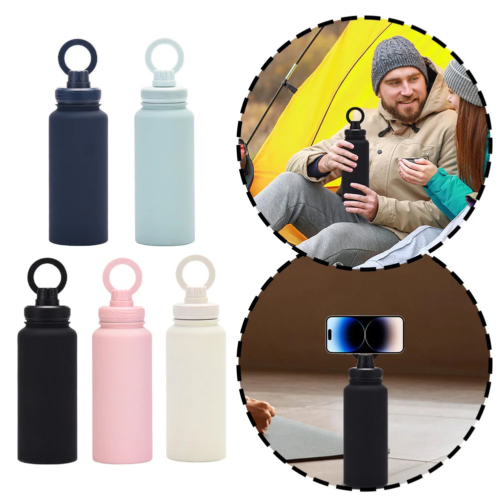 Insulated Water Bottle with Phone Mount